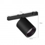 Spot LED RGB Philips Hue Perifo, Bluetooth, control vocal, 24V, 5.3W, 490 lm, lumina alba si color (2000-6500K), IP20, 12.8x17.7