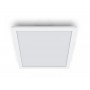 Panou LED WiZ Panel SQ, Wi-Fi, control vocal, 36W, 3400 lm, lumina alba (2700-6500K), IP20, 60cm, Alb