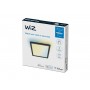 Panou LED WiZ Panel SQ, Wi-Fi, control vocal, 12W, 1000 lm, lumina alba (2700-6500K), IP20, 30cm, Negru