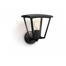 Aplica tip felinar LED pentru exterior Philips Hue Inara UP, 1xE27, 7W, 550 lm, lumina calda (2700K), dimabila, IP44, 256x219x27