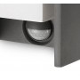 Aplica pentru exterior cu senzor de miscare Philips Bridge, 1xE27, max 42W, IP44, 101x118x245mm, Antracit
