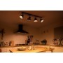 Spot LED Cvadruplu Philips Bukko, 24V, 4x4.3W, 1600 lm, intensitate variabila, lumina calda (2200-2700K), IP20, 17x11x75.4cm, Me