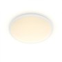 Plafoniera LED Philips Cavanal, 12W, 1200 lm, 3 trepte de intensitate, lumina calda (2700K), IP44, 25cm, Alb