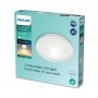 Plafoniera LED Philips Canopus CL259, 17W, 1500 lm, lumina calda (2700K), IP44, 32cm, Metal/Plastic, Alb