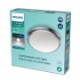 Plafoniera LED Philips Doris CL257, 6W, 640 lm, lumina neutra (4000K), IP44, 22cm, Metal/Plastic, Crom