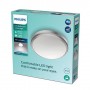 Plafoniera LED Philips Doris CL257, 6W, 640 lm, lumina neutra (4000K), IP44, 22cm, Nichel