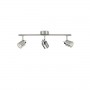 Spot Philips Essentials Meranti, 3xGU10, IP20, 10x49x15.5cm, Crom mat