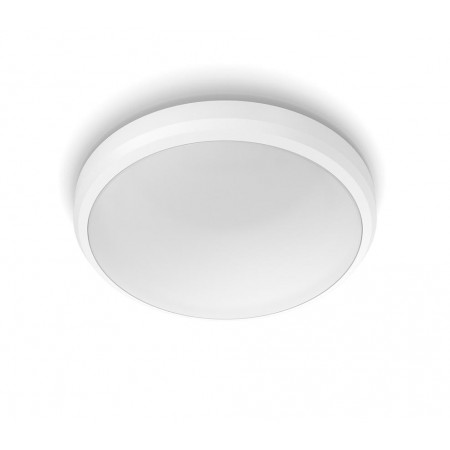 Plafoniera LED Philips Doris CL257, 6W, 640 lm, lumina neutra (4000K), IP44, 22cm, Alb
