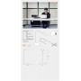 Lampa LED portabila Ledvance PANAN Disc Single White, 5V, 5W, 220 lm, lumina calda (3000K), dimabila, Touch control, IP20, 35x17