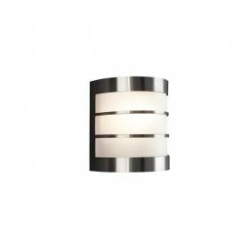 Aplica pentru exterior Philips Calgary, 1xE27, max 60W, IP44, 100x140x155mm, Inox