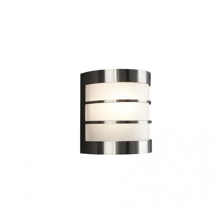 Aplica pentru exterior Philips Calgary, 1xE27, max 60W, IP44, 100x140x155mm, Inox