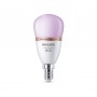 Bec LED RGB inteligent Philips Bulb P45, Wi-Fi, Bluetooth, E14, 4.9W (40W), 470 lm, lumina alba si color (2200-6500K)