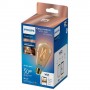 Bec LED inteligent vintage (decorativ) Philips Filament Bulb Amber ST64, Wi-Fi, Bluetooth, E27, 7W (50W), 640 lm, lumina alba (2