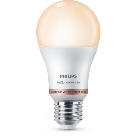 Bec LED inteligent Philips Bulb A60, Wi-Fi, Bluetooth, E27, 8W (60W), 806 lm, lumina alba (2700-6500K)