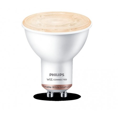 Bec LED inteligent Philips Spot PAR16, Wi-Fi, Bluetooth, GU10, 4.7W (50W), 345 lm, lumina alba (2700-6500K)
