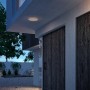 Plafoniera LED pentru exterior Philips SuperSlim, 15W, 1300 lm, lumina calda (2700K), IP54, 25 cm, Alb