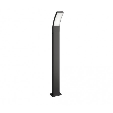 Stalp LED pentru iluminat exterior Philips Splay, 12W, 1100 lm, lumina calda (2700K), IP44, 960x120x160mm, Antracit