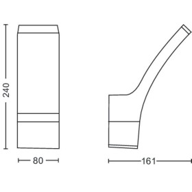 Aplica LED pentru exterior Philips Splay, 12W, 1100 lm, luminacalda...