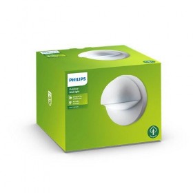 Aplica pentru exterior Philips June, 1xE27, max 42W, IP44, 135x195mm, Gri