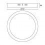 Spot Philips Magneos DL252, 12W, 1350 lm, lumina neutra (4000K), IP20, 21cm, Alb