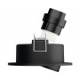 Spot incastrat Philips Donegal, GU10, 5.5W, IP20, 9cm, Gri
