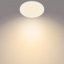 Plafoniera LED Philips Superslim CL550, 3 trepte de intensitate, 18W, 1500 lm, lumina calda (2700K), IP44, 30cm, Alb