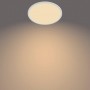Plafoniera LED Philips Superslim CL550, 3 trepte de intensitate, 18W, 1500 lm, lumina calda (2700K), IP44, 30cm, Alb