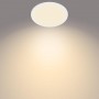 Plafoniera LED Philips Superslim CL550, 3 trepte de intensitate, 15W, 1300 lm, lumina calda (2700K), IP44, 25cm, Alb