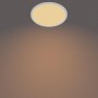 Plafoniera LED Philips Superslim CL550, 3 trepte de intensitate, 15W, 1300 lm, lumina calda (2700K), IP44, 25cm, Alb