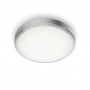 Plafoniera LED Philips Doris CL257, 17W, 1700 lm, lumina neutra (4000K), IP44, 31.3cm, Nichel