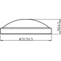Plafoniera LED Philips Doris CL257, 17W, 1700 lm, lumina neutra (4000K), IP44, 31.3cm, Nichel