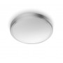 Plafoniera LED Philips Doris CL257, 17W, 1500 lm, lumina calda (2700K), IP44, 31.3cm, Nichel