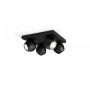 Spot LED Cvadruplu Philips Hue Buckram, Bluetooth, 4xGU10, 4x5W, 1400 lm, lumina alba (2200-6500K), IP20, 24x24x10.3cm, Metal, N