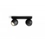 Spot LED Dublu Philips Hue Buckram, Bluetooth, 2xGU10, 2x5W, 700 lm, lumina alba (2200-6500K), IP20, 25.2x8.2cm, Metal, Negru, I