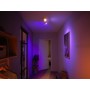 Plafoniera LED RGB Philips Hue Centris, Bluetooth, cu 2xGU10, 2x5.7W + LED 11W, 1560 lm, lumina alba si color (2000-6500K), IP20