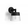 Aplica tip felinar LED RGB pentru exterior Philips Hue Attract, 8W (49W), 600 lm, lumina alba si color (2000-6500K), IP44, 182x2