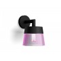 Aplica tip felinar LED RGB pentru exterior Philips Hue Attract, 8W (49W), 600 lm, lumina alba si color (2000-6500K), IP44, 182x2