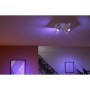 Spot LED RGB Cvadruplu Philips Hue Argenta, Bluetooth, 4xGU10, 4x5.7W, 4x350 lm, lumina alba si color (2000-6500K), IP20, Metal,