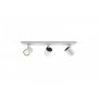 Spot LED Triplu Philips Hue Runner, Bluetooth, 3xGU10, 3x5.5W, 1050 lm, lumina alba (2200-6500K), IP20, 48 cm, Metal, Alb, Intre