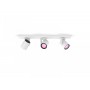 Spot LED RGB Triplu Philips Hue Argenta, Bluetooth, 3xGU10, 3x5.7W, 3x350 lm, lumina alba si color (2000-6500K), IP20, Metal, Al