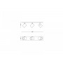 Spot LED RGB Triplu Philips Hue Argenta, Bluetooth, 3xGU10, 3x5.7W, 3x350 lm, lumina alba si color (2000-6500K), IP20, Metal, Al