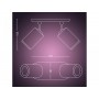 Spot LED RGB Dublu Philips Hue Fugato, Bluetooth, 2xGU10, 2x5.7W, 700 lm, lumina alba si color (2000-6500K), IP20, Metal, Negru