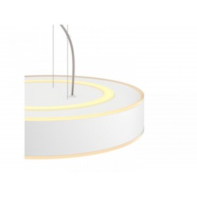 Pendul LED Philips Hue Enrave, Bluetooth, 33.5W, 4300 lm, lumina alba (2200-6500K), IP20, 42.5cm, Alb, Intrerupator cu variator 