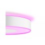Plafoniera LED RGB Philips Hue Xamento, Bluetooth, 52.5W, 3700 lm, lumina alba si color (2000-6500K), IP44, 42.5cm, Alb