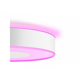 Plafoniera LED RGB Philips Hue Xamento, Bluetooth, 33.5W, 2350 lm, lumina alba si color (2000-6500K), IP44, 38.1cm, Alb