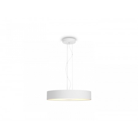 Pendul LED Philips Hue Fair, Bluetooth, 25W, 2900 lm, lumina alba (2200-6500K), IP20, 44.4cm, Metal, Alb, Intrerupator cu variat