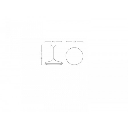 Pendul LED Philips Hue Cher, Bluetooth, 24W (204W), 2900 lm, lumina alba (2200-6500K), IP20, 47.5cm, Alb, Intrerupator cu variat