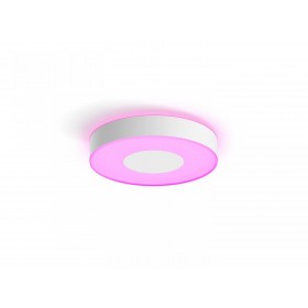 Plafoniera LED RGB Philips Hue Infuse, Bluetooth, 33.5W, 2350 lm, lumina alba si color (2000-6500K), IP20, 38.1cm, Alb