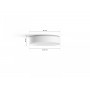 Plafoniera LED Philips Hue Enrave, Bluetooth, 9.6W, 1220 lm, lumina alba (2200-6500K), IP20, 26.1cm, Alb, Intrerupator cu variat