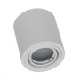 Spot LED BELLALUX TUBA, bec inclus GU10, 5W (50W), 350 lm, lumina neutra (4000K), IP20, IK04, Ø94x100mm, montaj aplicat, Alb